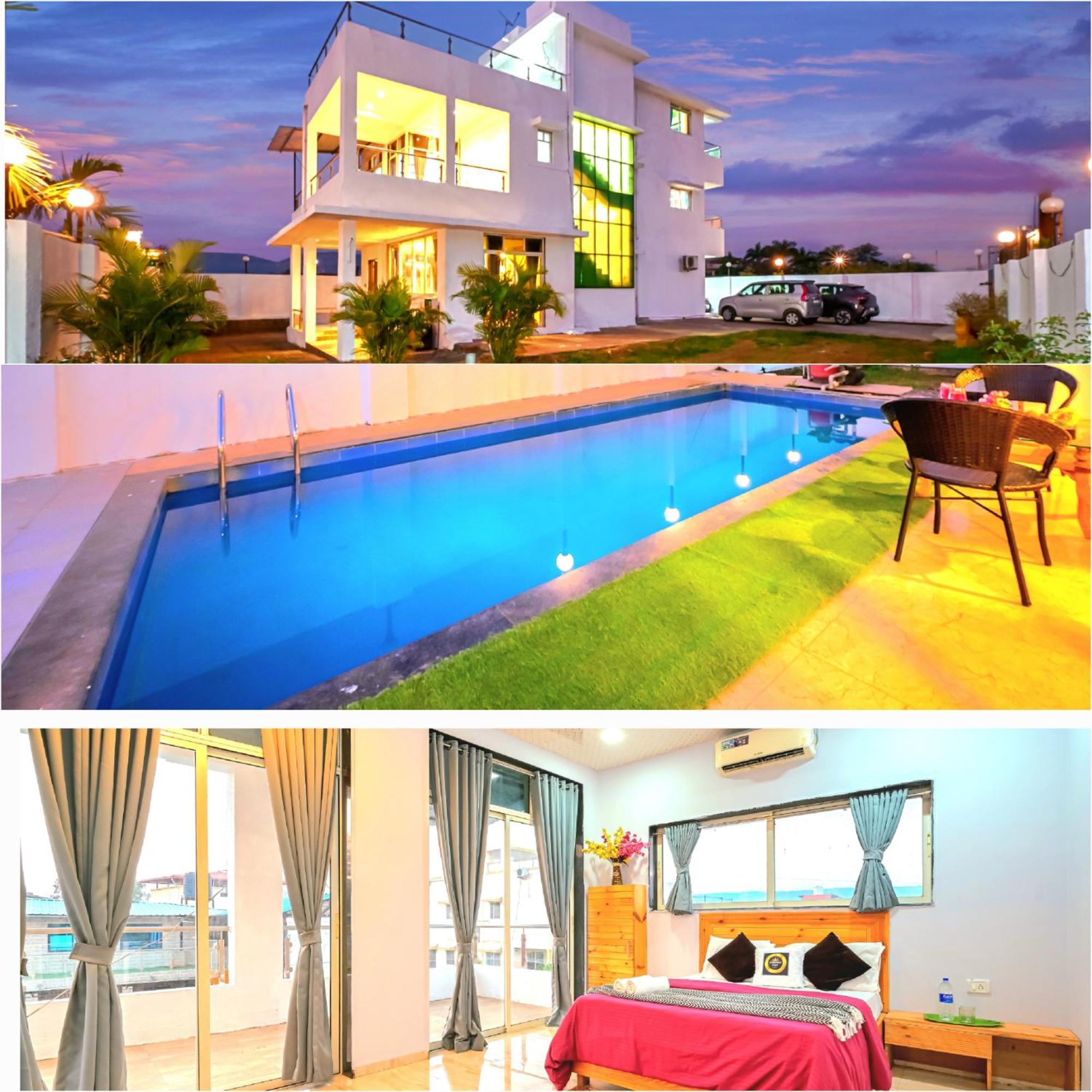 Empyrean Stay II 6Bhk Big Daddy Villa Ll Ac II Pvt Pool II Terrace View II Lux ロナバラ エクステリア 写真